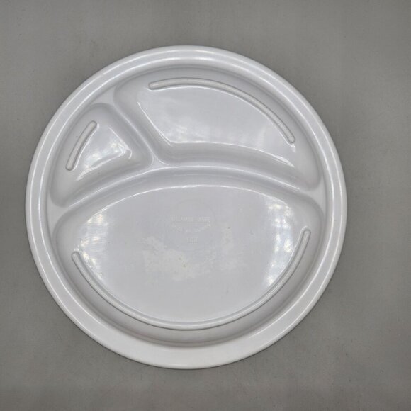 Vintage Melaware Baby Child Divided Melamine Plate Clown Balloons Birthday - Picture 2 of 4